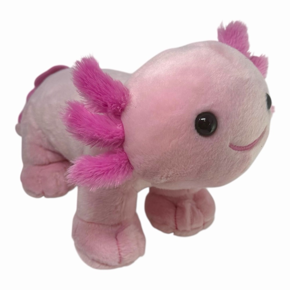 Rare Build A Bear Workshop Pink Axolotl 18" Collectible Plush Stuffed Animal